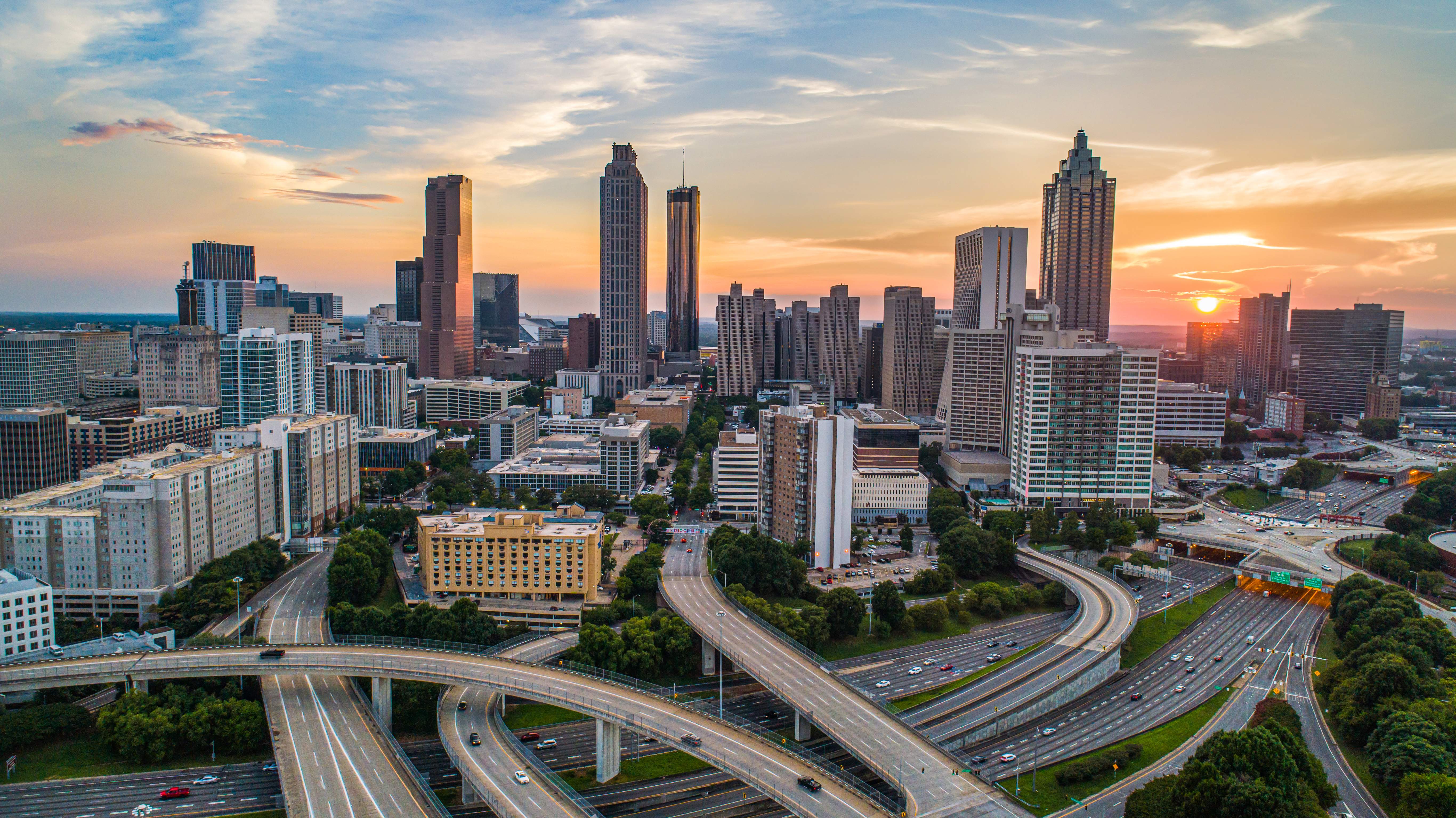 Sunset Over Atlanta